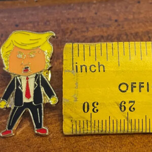 image 428 Trump cartoon “Happy face pin” commemorative Pin hand stamped cloisonné pin”Pre-order pls check my descriptions